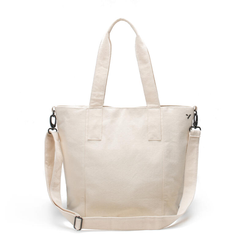 Zoey Tote-52cm-Sac à main de voyage ou de sport-Coton BIOLOGIQUE(Natural Cotton)