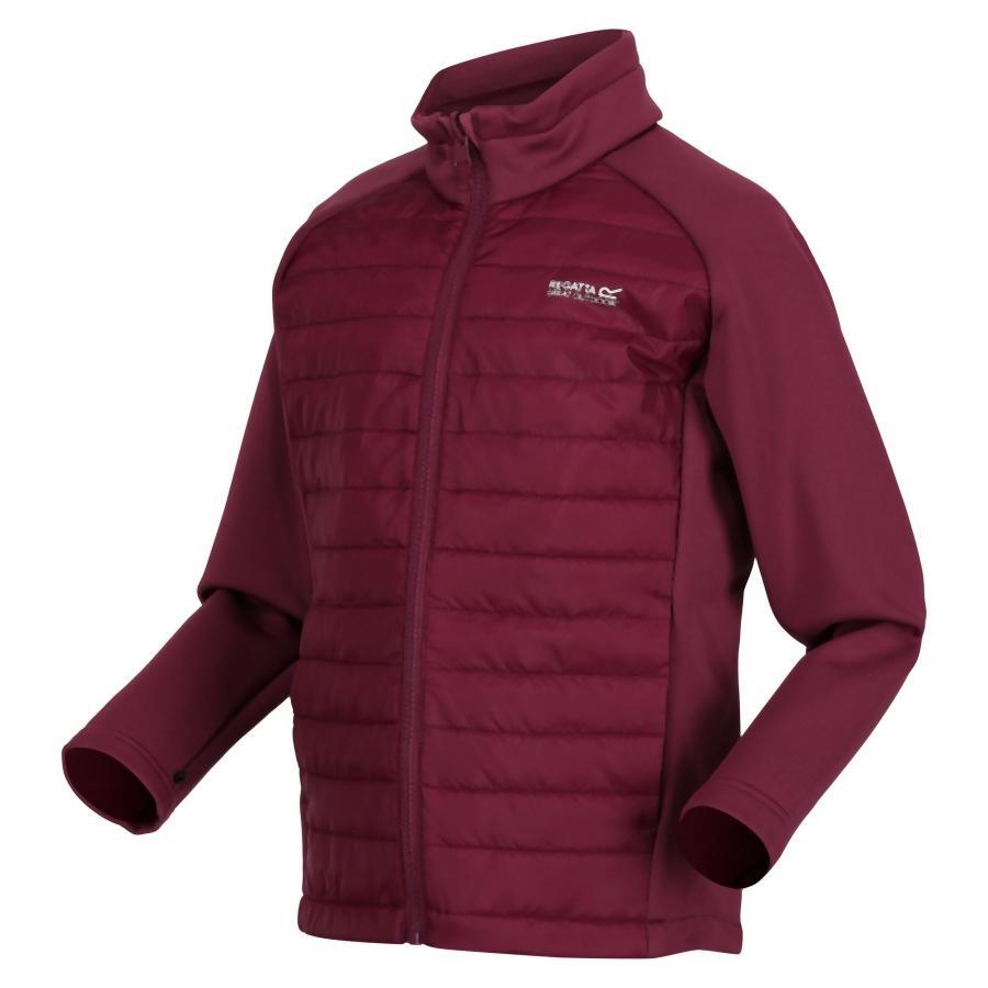 Giacca Regatta Hydrate VII 3 in 1 da bambina con cappuccio rosa Isotex 4/7