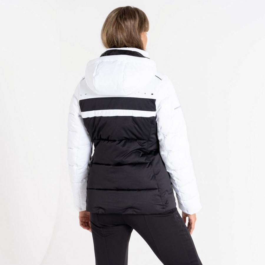 DARE 2B Dare2b Jassen Crystallize SkiJk DAMES WHITE/BLACK 6/6