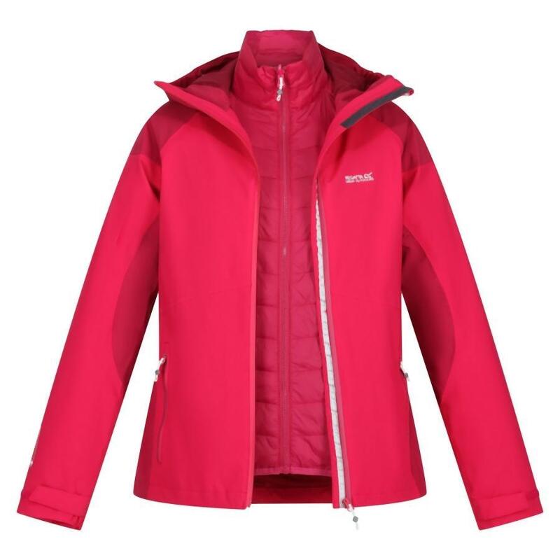 Jachetă de trekking pentru femei Regatta Wentwood 3in1 cu membrană 15K