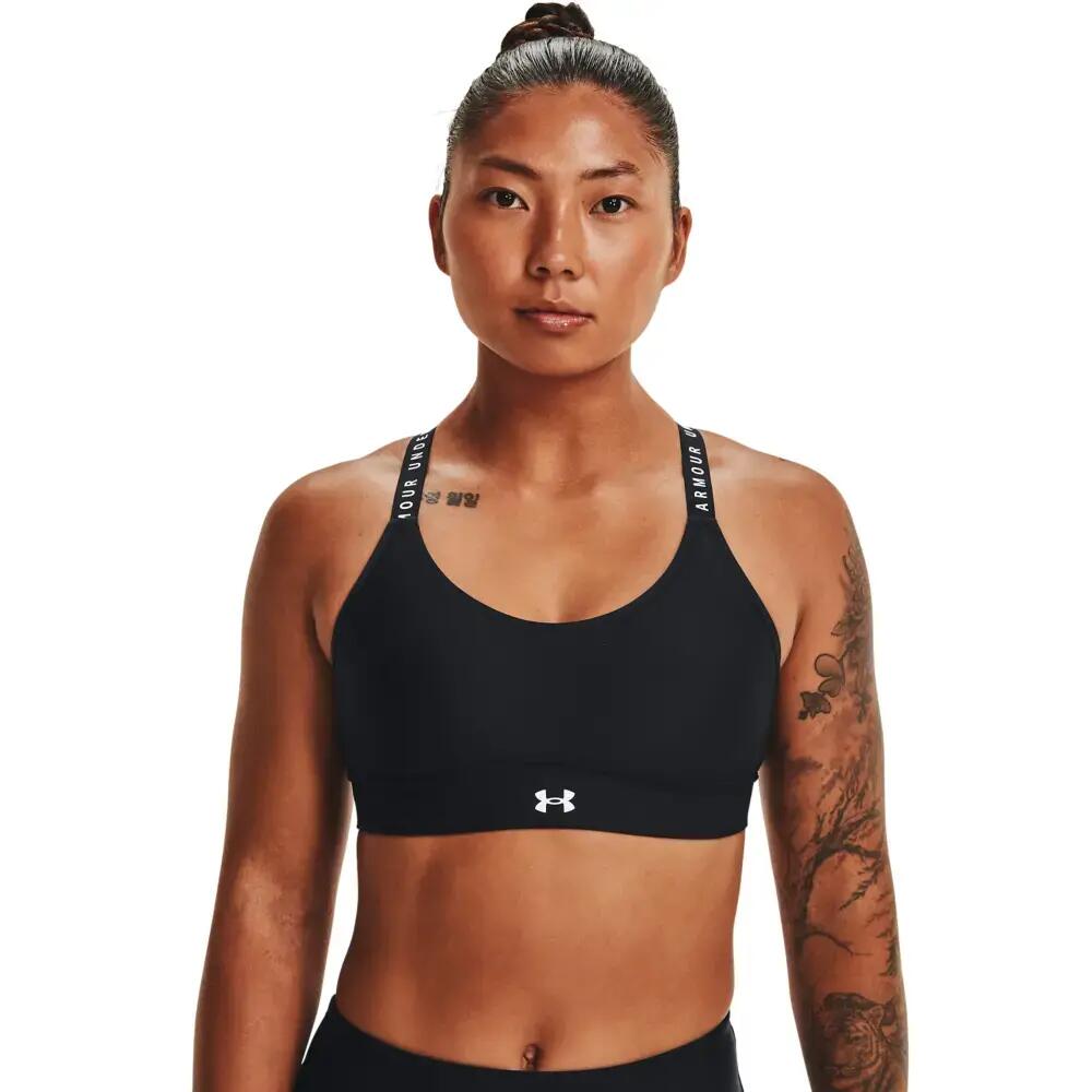 Sujetador Under Armour Infinity Mid Covered negro mujer 6/7
