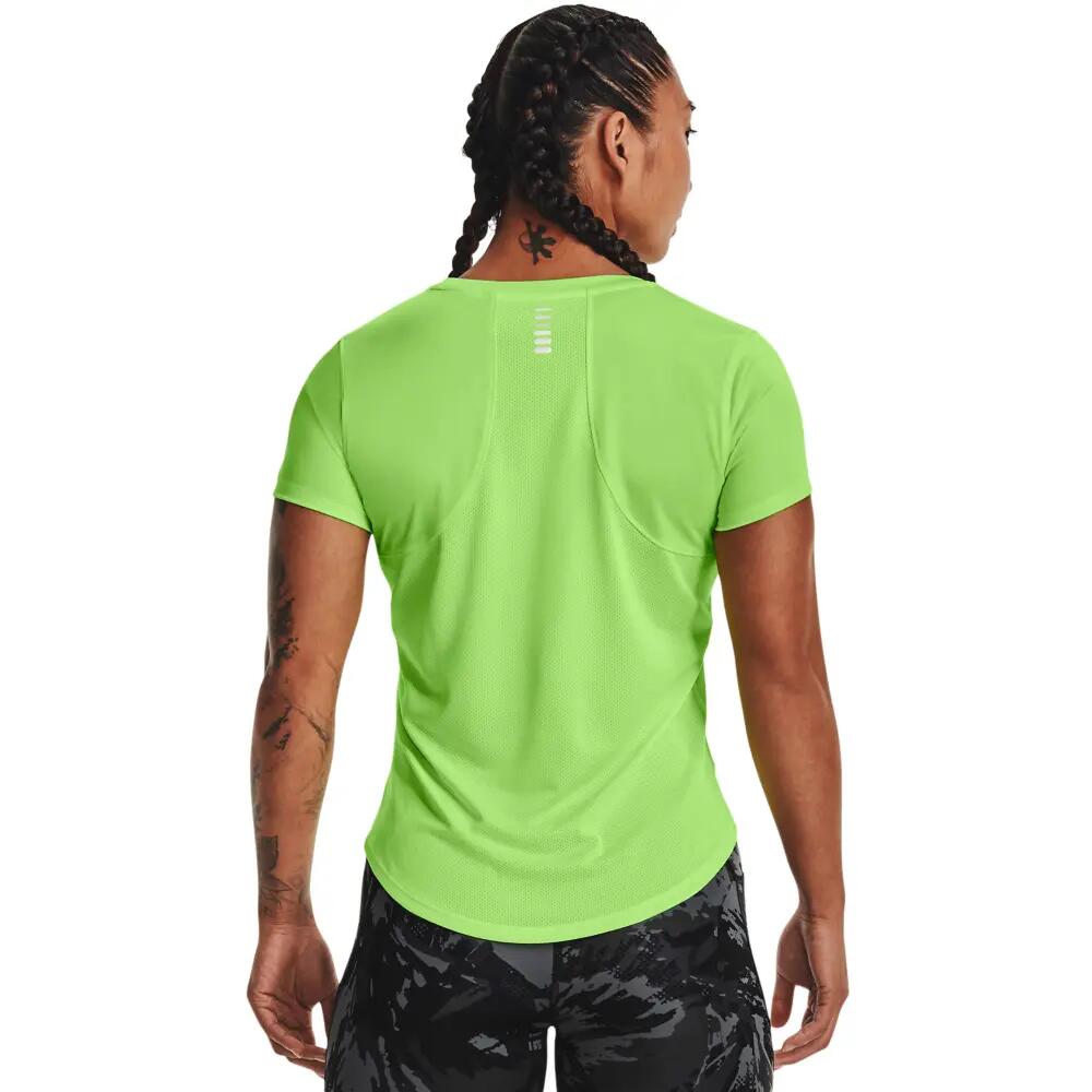 UA Speed Stride 2.0 Tee női rövid ujjú sport póló - zöld 6/7