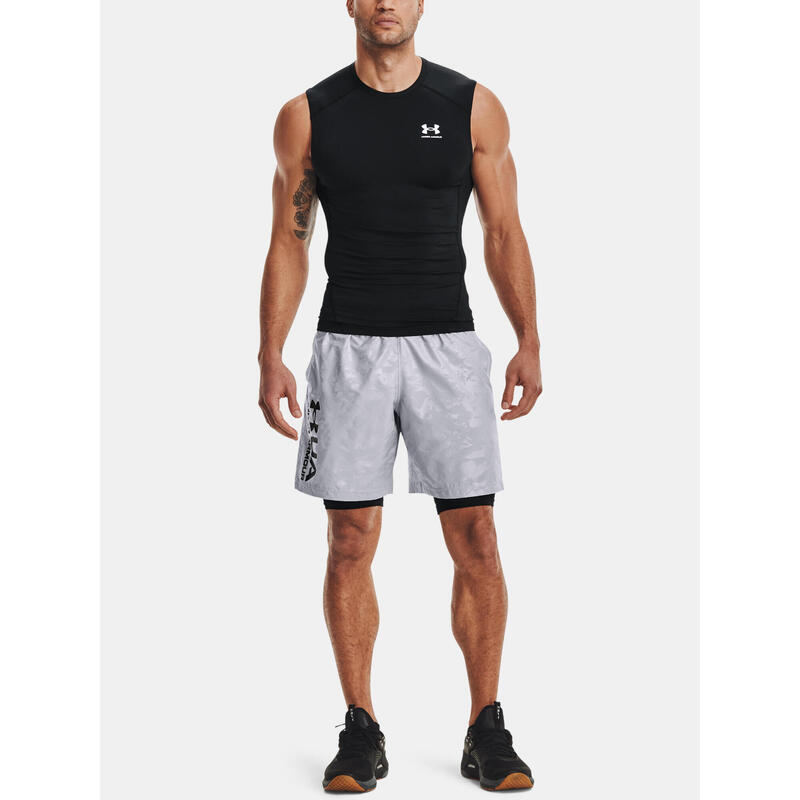 Maiou Lycra HeatGear® pentru bărbați Under Armour Negru