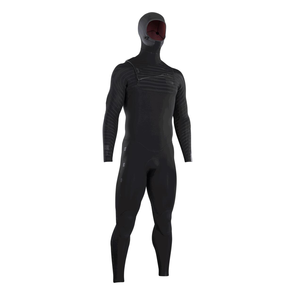 ION ION Seek Core 5/4 Hood Frontzip Heren Zwart