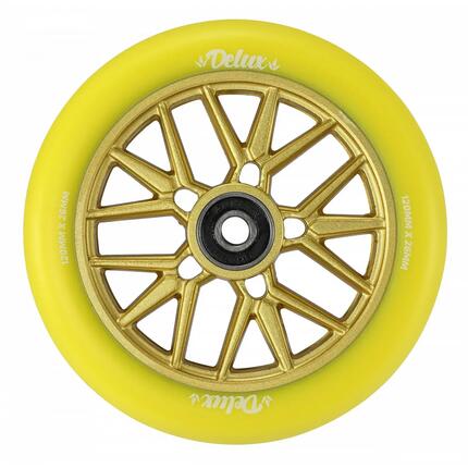 Roues BLUNT Delux 120 mm jaune 86A 24 mm