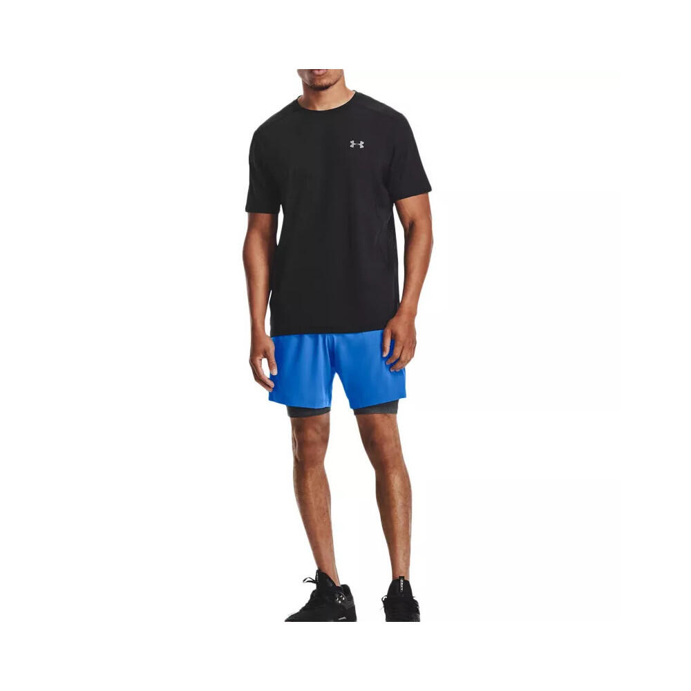 Breve Uomo Under Armour Short Compression Heatgear Grigio 6/6