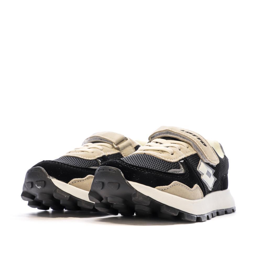Zapatillas Lotto Capri para niño - Negro/Beige 6/7