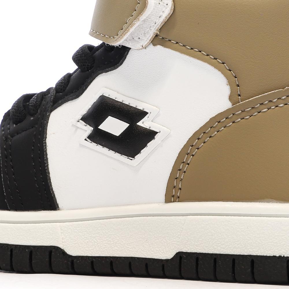 Zapatillas Lotto Ravenne Kaki/Negro para Niño 7/7