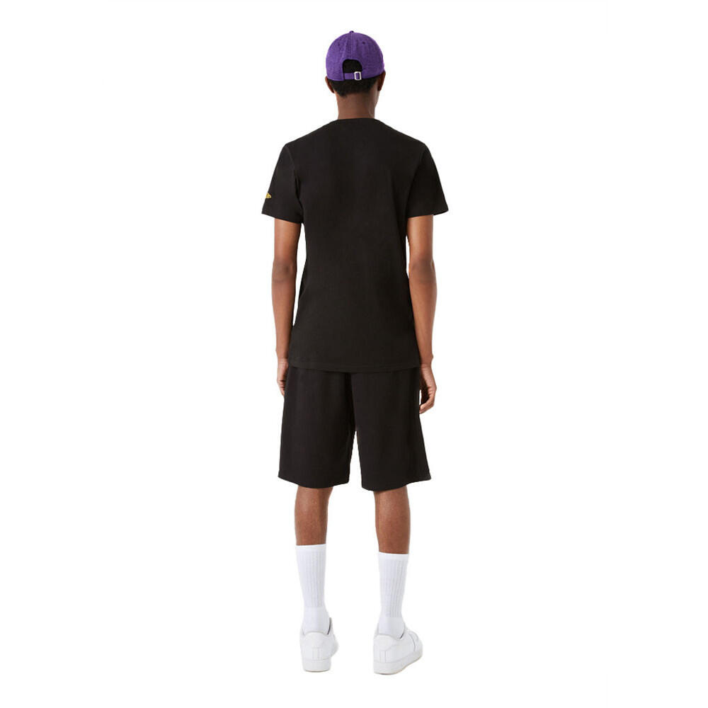Short NBA Los Angeles Lakers New Era Team Logo Noir pour homme 6/7