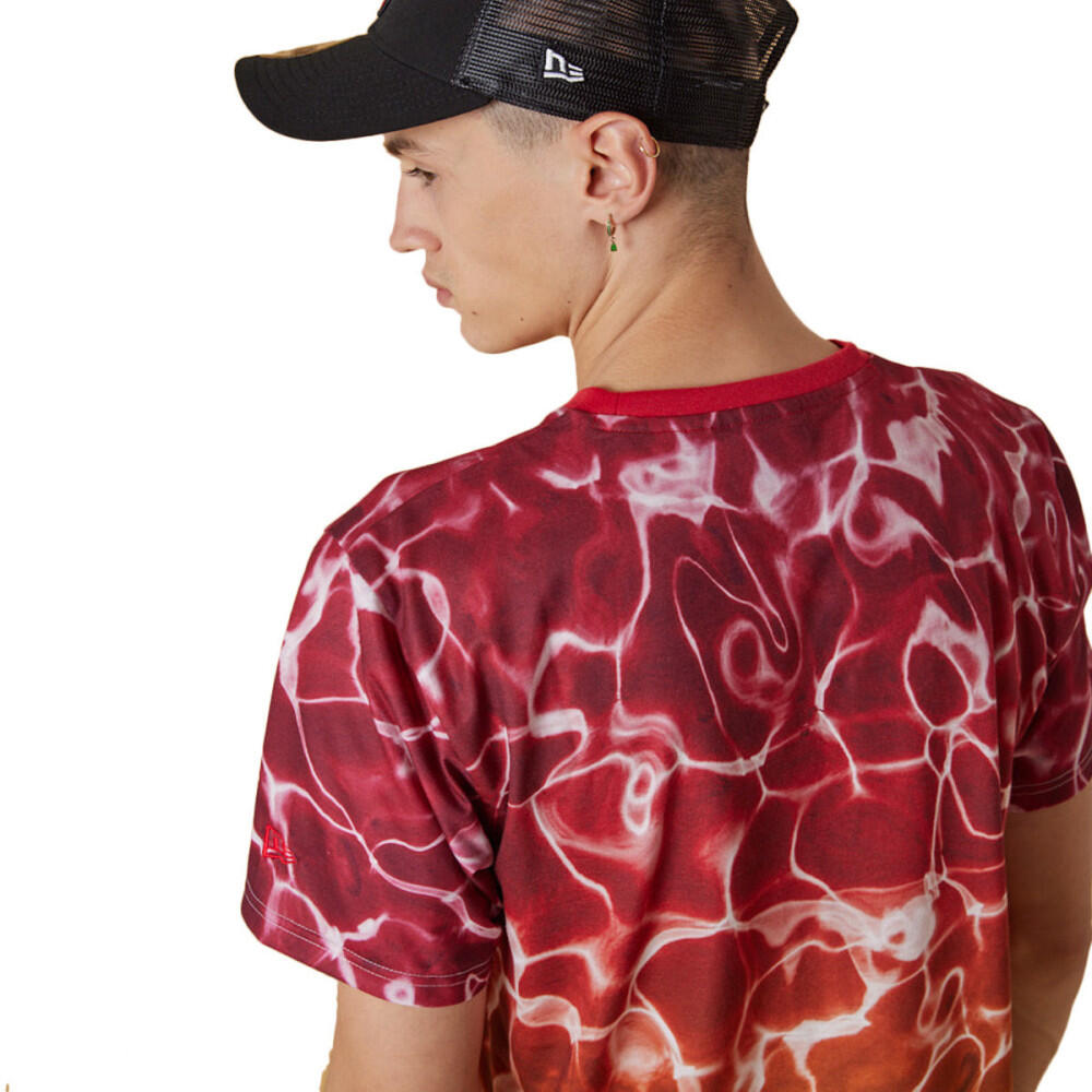 T-Shirt New Era Chicago Bulls NBA Stampa Acqua Colore Ufficiale 6/6