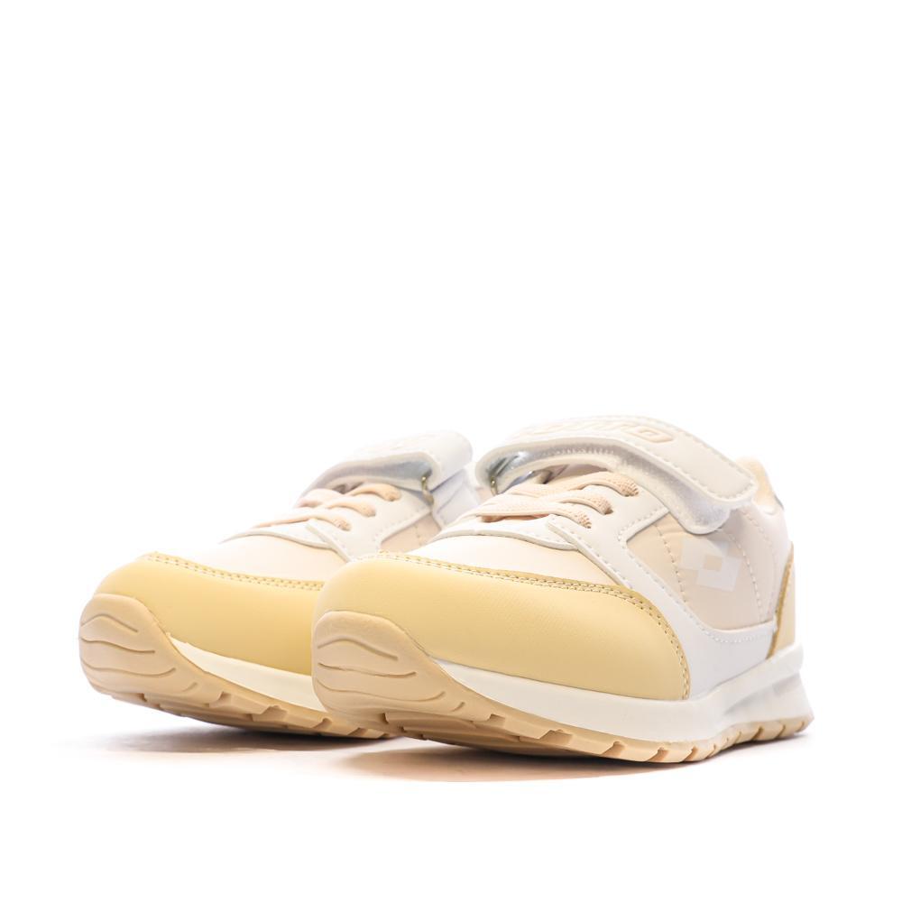 Zapatillas Lotto Verone Beige/Amarillo para Niña 6/7