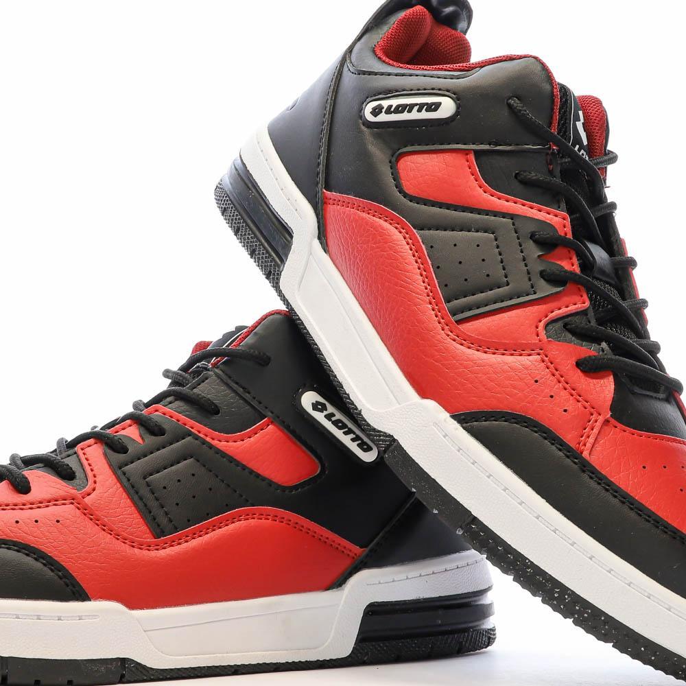 Zapatillas Lotto Thirty 6 Rojas y Negras para Hombre 7/7