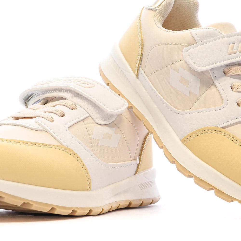 Zapatillas Lotto Verone Beige/Amarillo para Niña 7/7