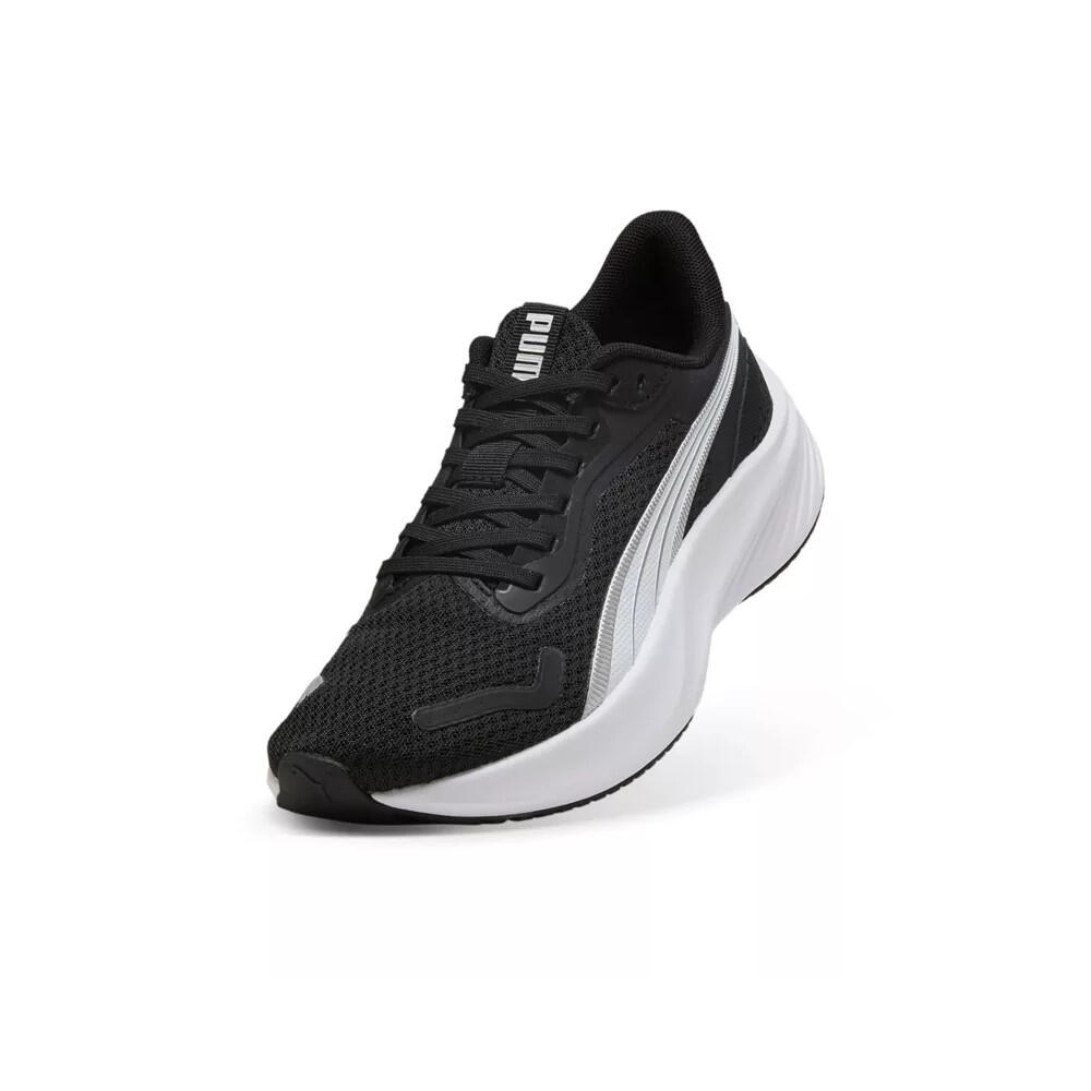 PUMA Pounce Lite  Jr kids indoor trainers 401512 01 Black-White 6/7