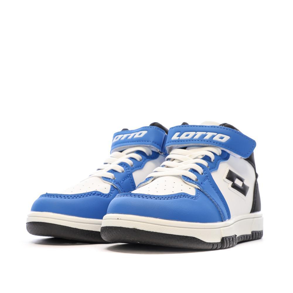 Zapatillas Lotto Ravenne para niño - Azul/Negro 6/7
