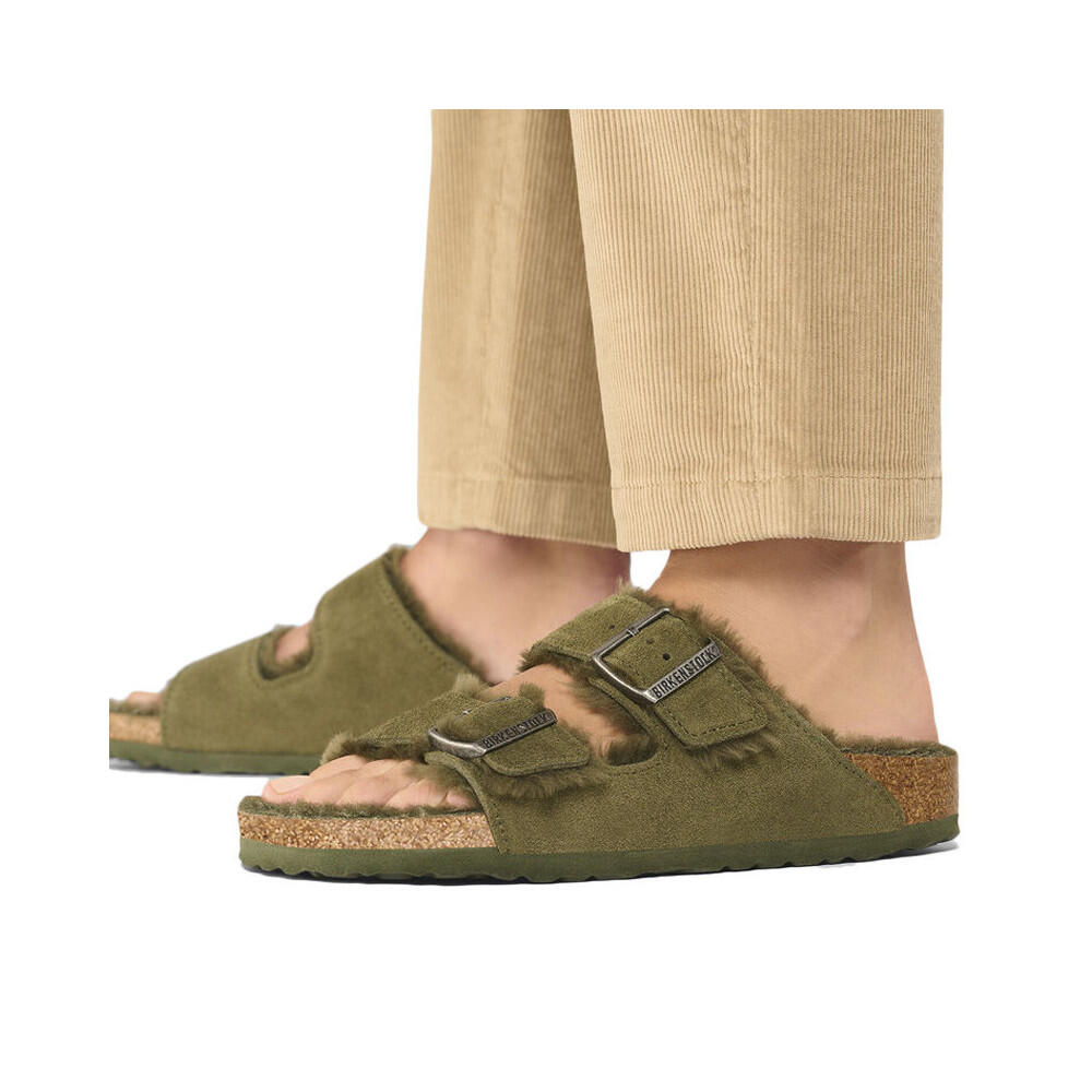 Sandale Birkenstock ARIZONA VL SHEARLING étroite 6/7
