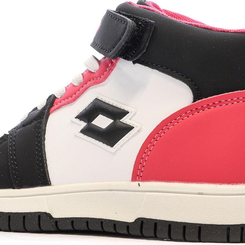 Baskets  Blanche/Noir/Rose Garçon Lotto Ravenne