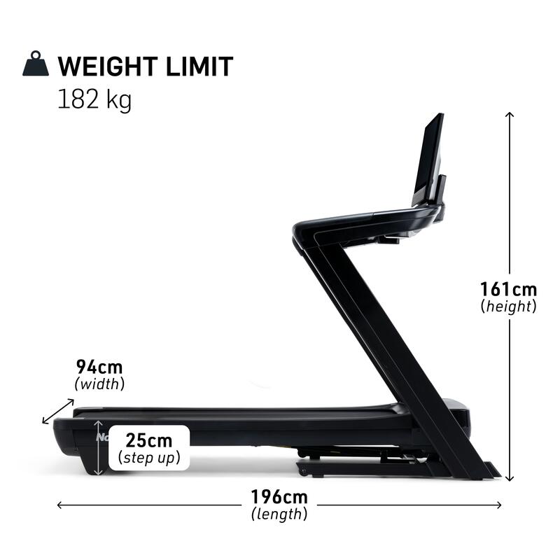 NordicTrack Commercial 2450 – běžecký pás s iFIT, sklonem 12 % až -3 % a 22 km/h