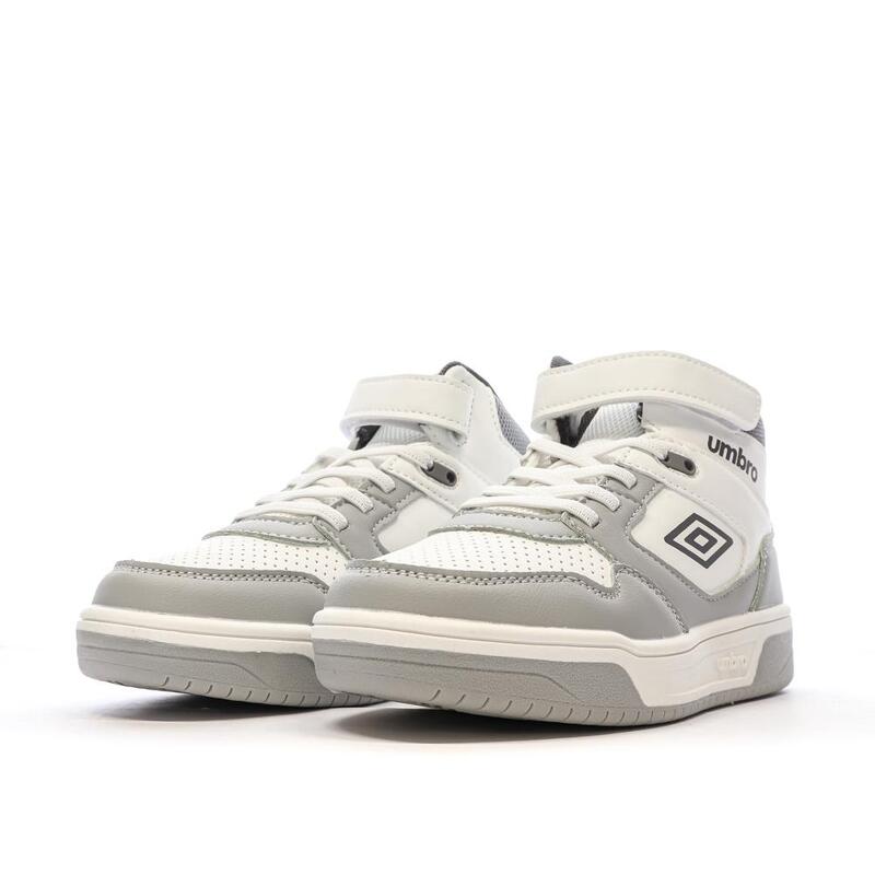 Baskets Grises/Blanches Garçon Rouge Umbro Olly Vlc