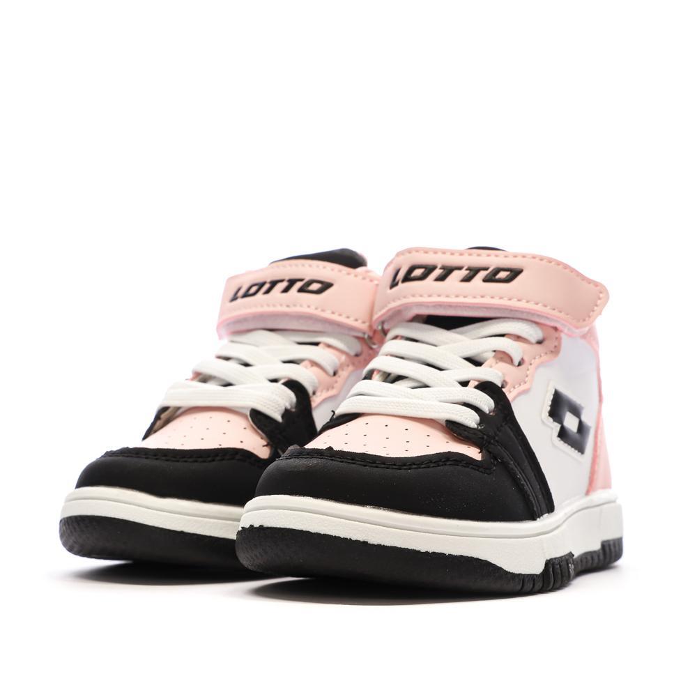 Zapatillas Bebé Niña Lotto Ravenne Rosa/Negro 6/7