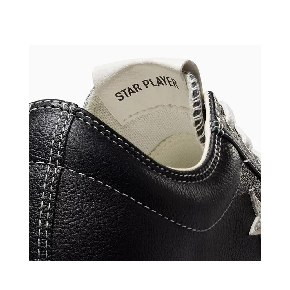 Calçado Converse Star Player 76 Fall Leather, Preto, Unissex 6/7