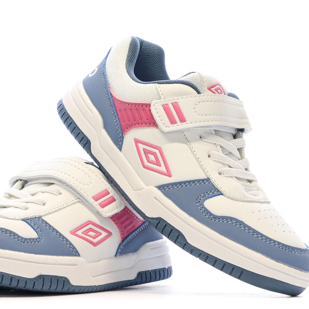 Baskets Blanches/Bleu/Rose Fille Umbro Ovida 7/7