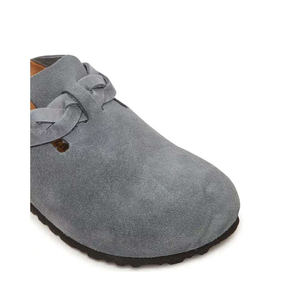 Ciabatta Donna BOSTON BRAIDED Grigio 6/6