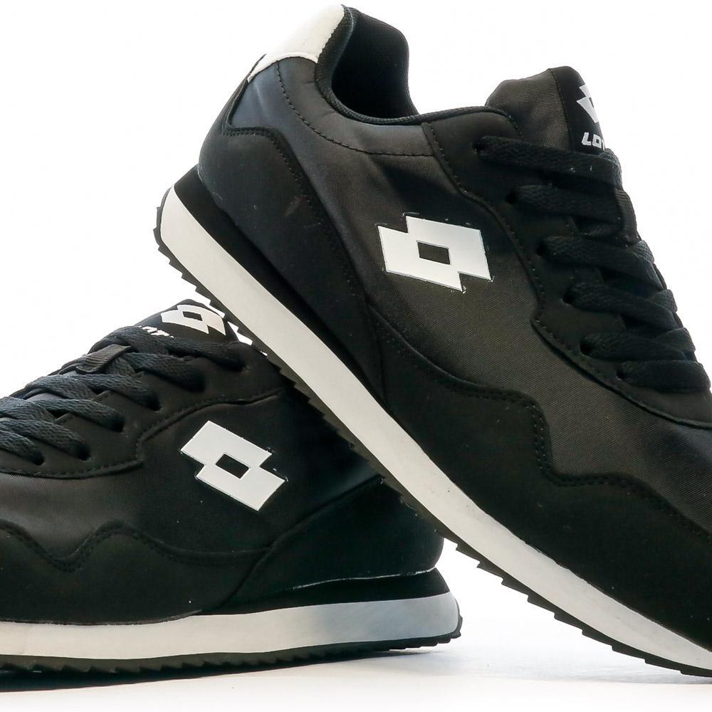 Zapatillas Negras de Hombre Lotto Twenty 2 7/7