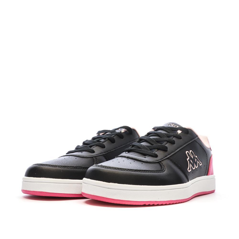 Sneakers Bambina Kappa Malone Stringate Nero/Rosa 6/7