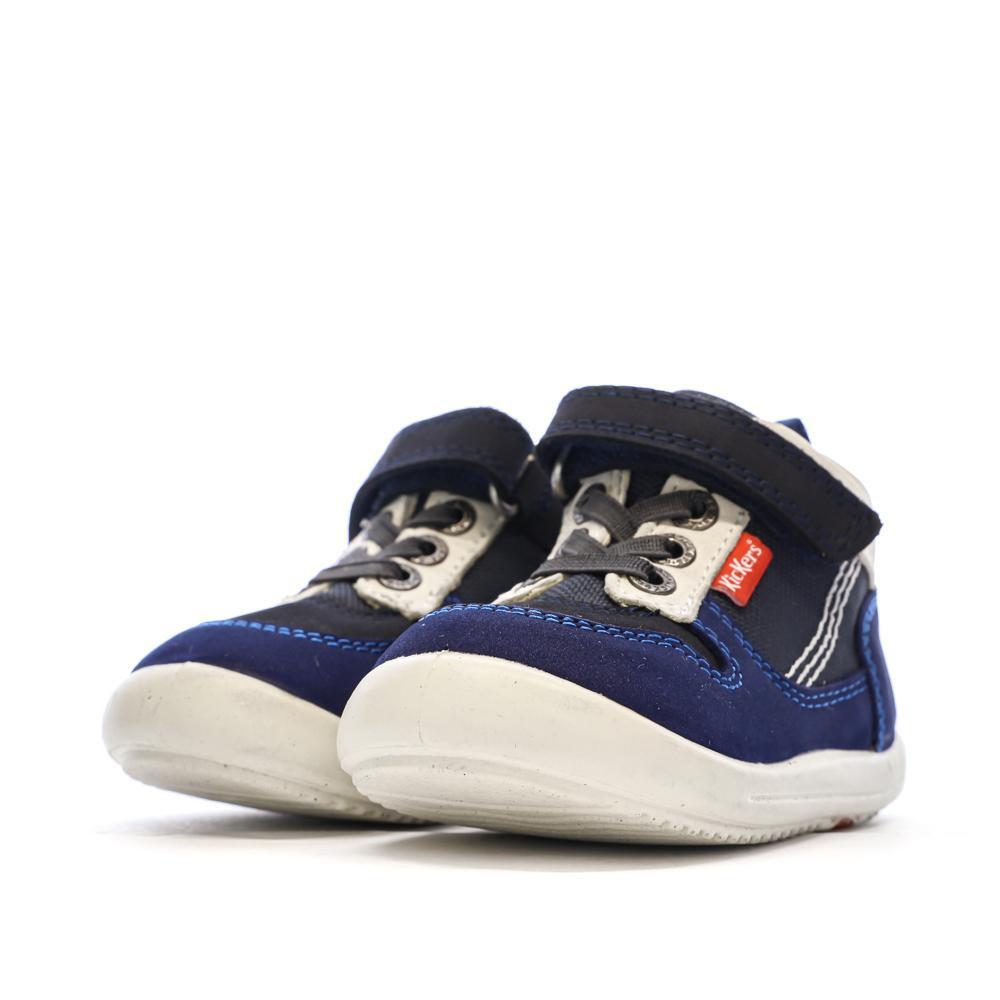 Baskets Hautes Marine Garçon Kickers Bottillon 6/7