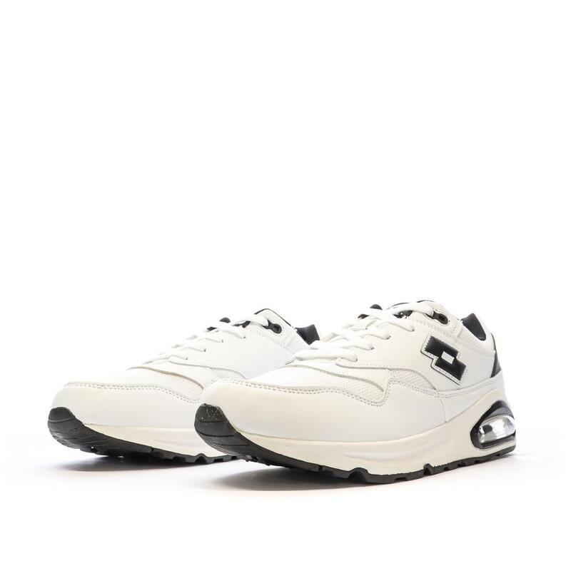 Baskets Blanc/Noir Homme Lotto Basket Lotto Six100