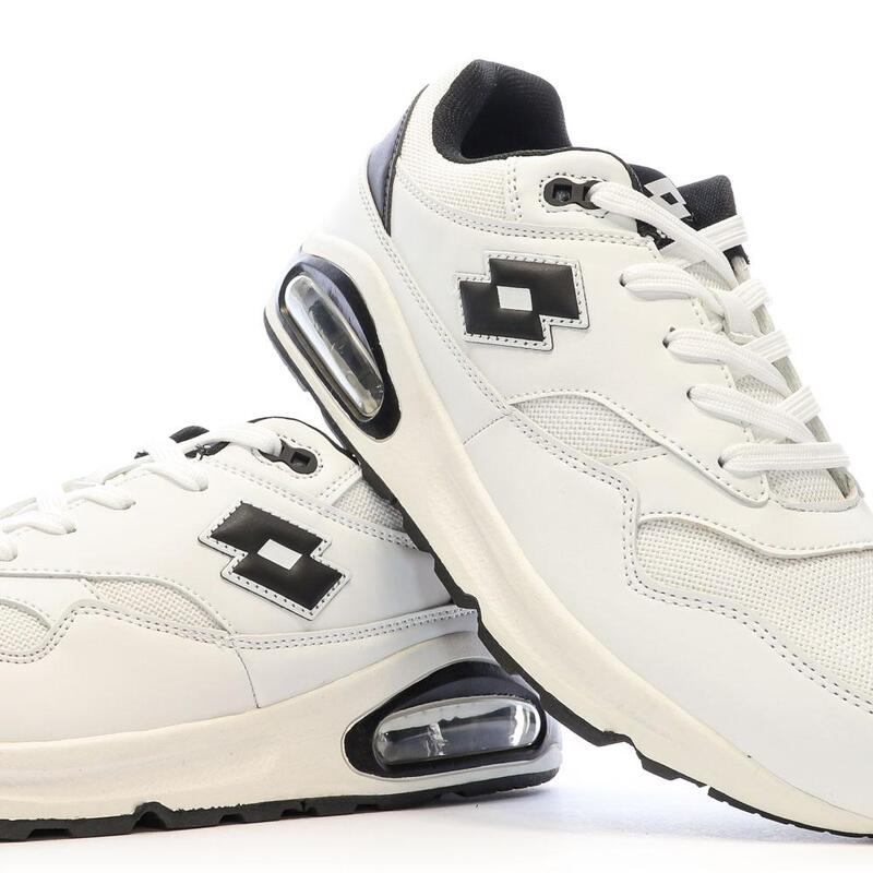 Baskets Blanc/Noir Homme Lotto Basket Lotto Six100