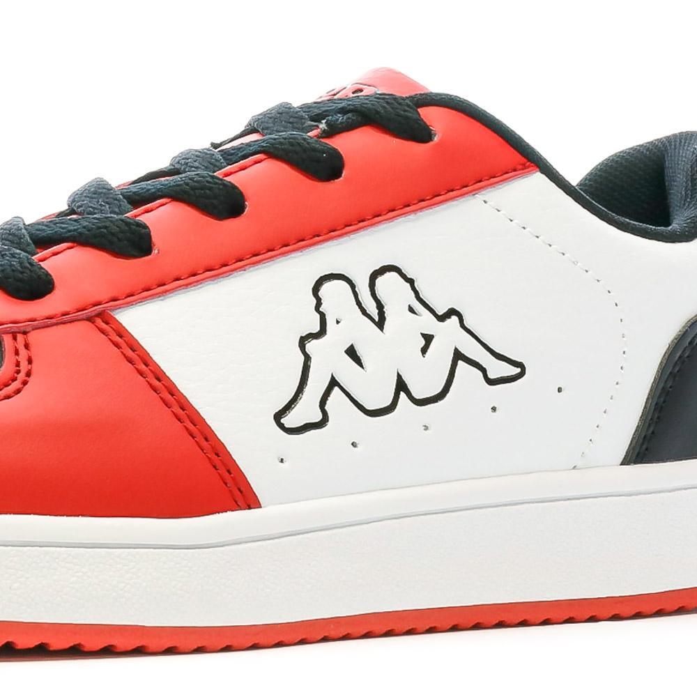 Zapatillas Kappa Malone con Cordones Blancas/Rojas para Niño 7/7