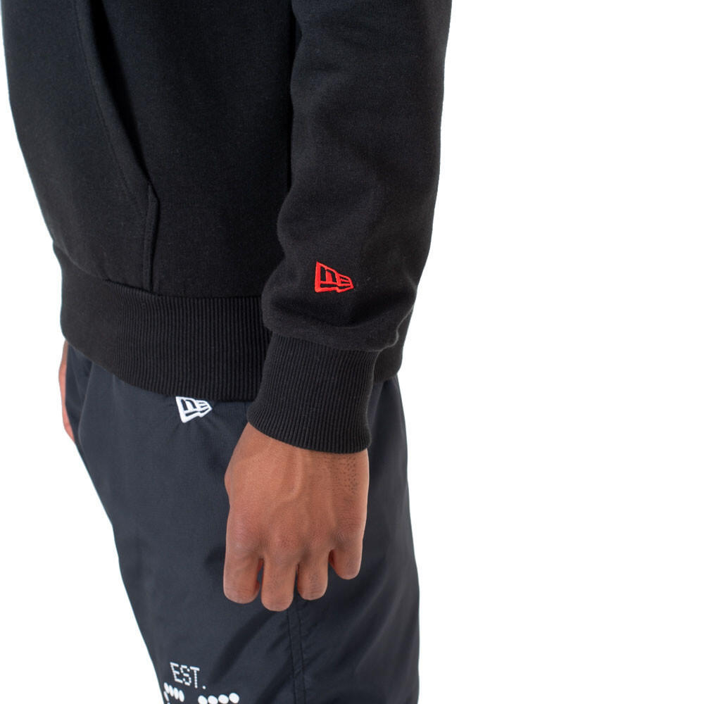 Felpa con cappuccio New Era NBA Chicago Bulls Graphic Overlap 6/6
