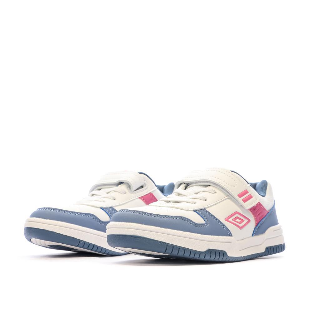 Baskets Blanches/Bleu/Rose Fille Umbro Ovida 6/7