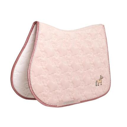 Tapis paillettes de licorne jumping light rose