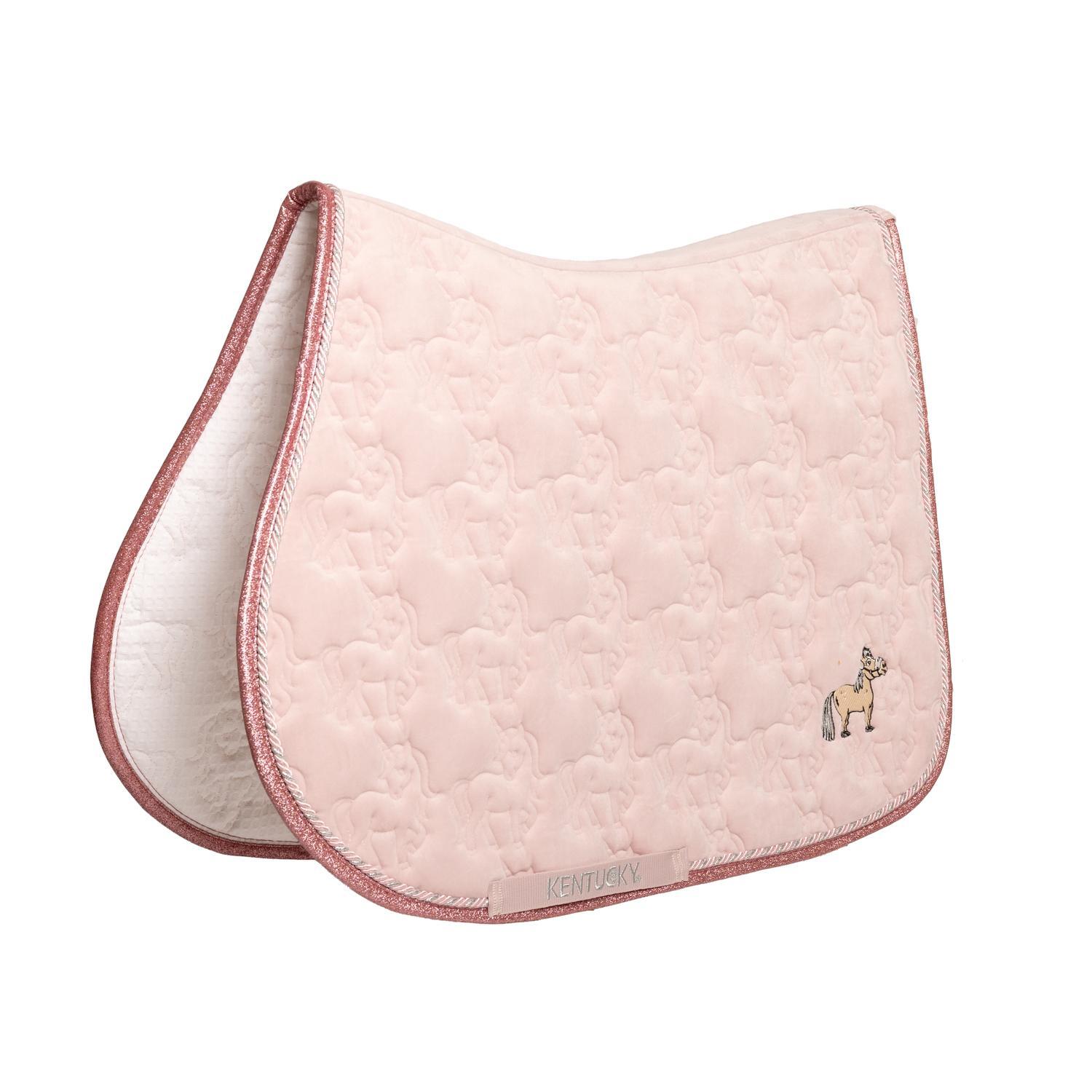 Kentucky Horsewear - Tapis Paillettes De Licorne Jumping Light Rose - Tapis De Selle - Rose - Fs - Decathlon