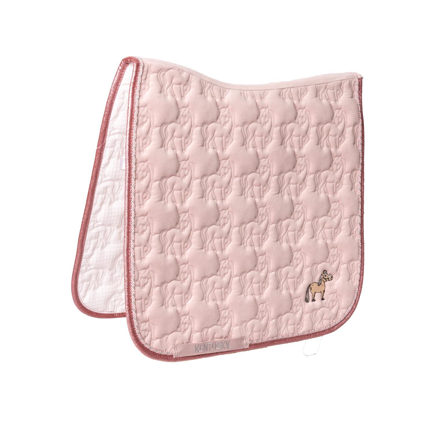 Kentucky Horsewear - Tapis Paillettes De Licorne Dressage Light Rose - Tapis De Selle - Rose - Fs - Decathlon
