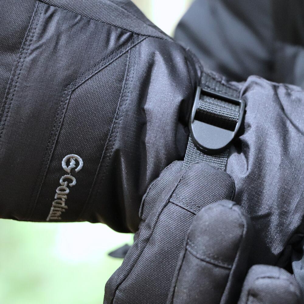BASE men's ski glove BLACK 5/6