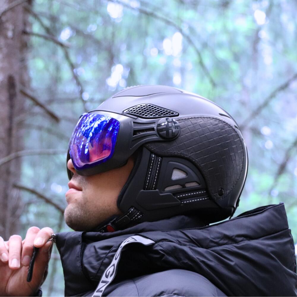 CASQUE LOUNA II FASHION LEATHER BLACK 4/5