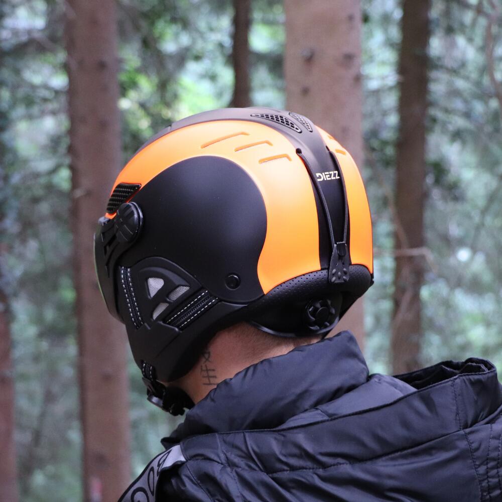 CASQUE LOUNA II VENTURY TOUCHY BLACK ORANGE 4/5