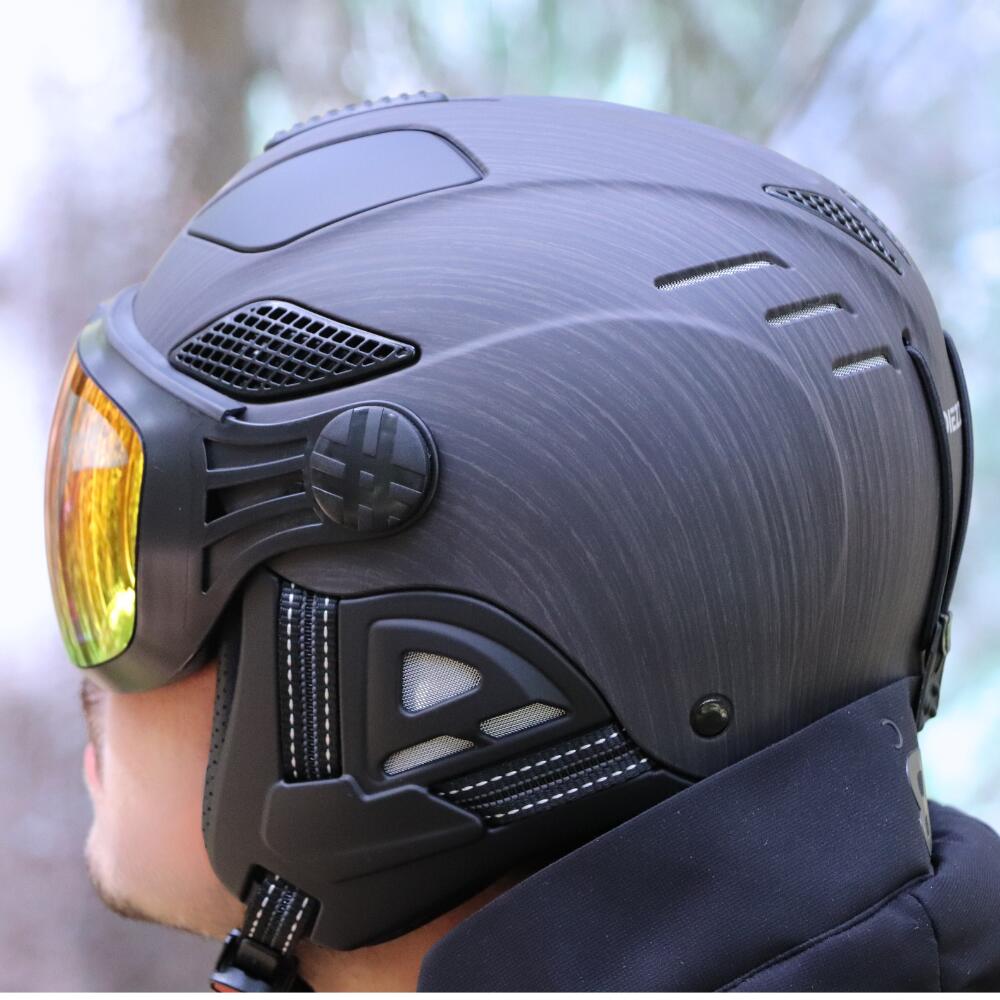 CASQUE VISIERE LOUNA II VENTURY WOOD BLACK 6/6
