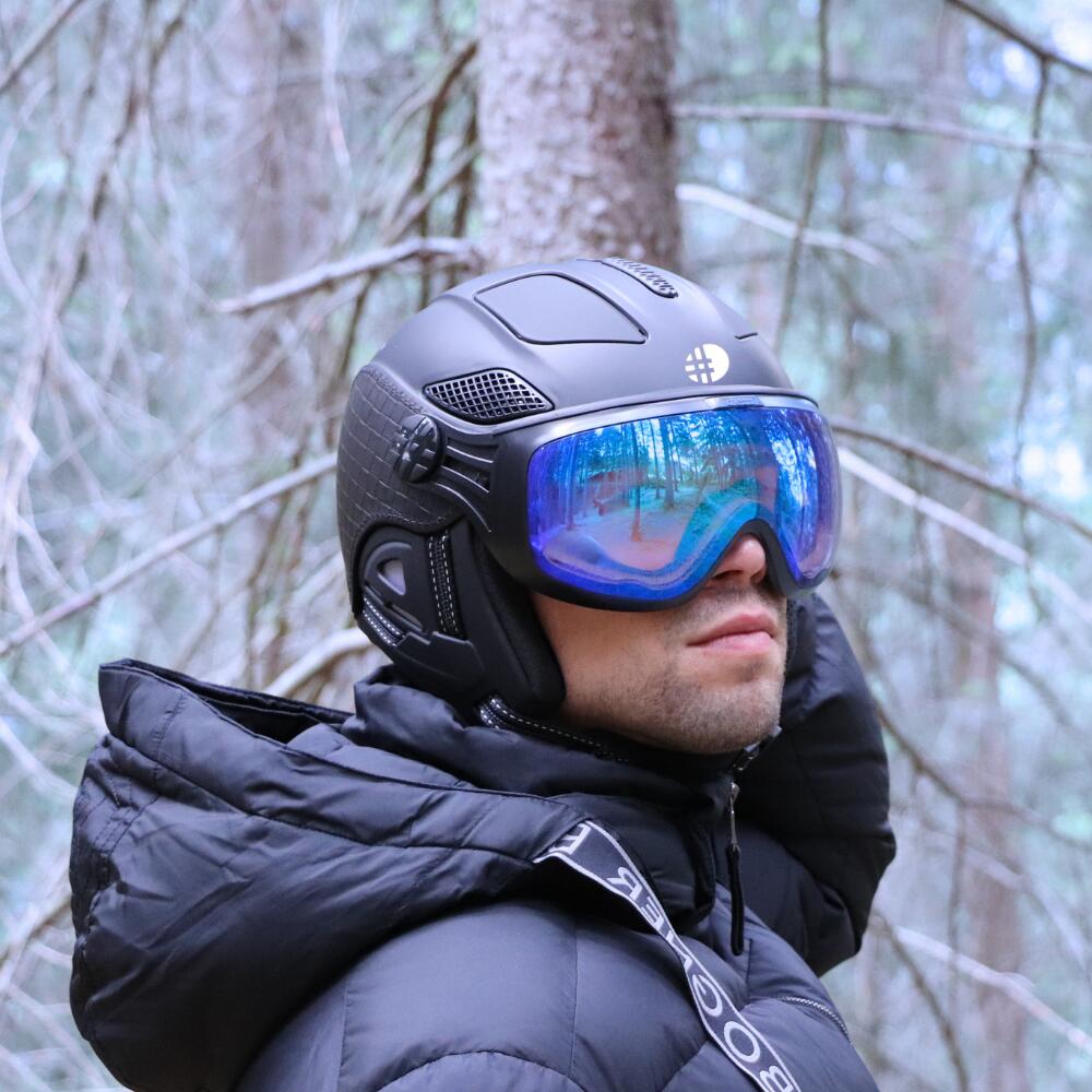 CASQUE VISIERE LOUNA II FASHION LEATHER BLACK 4/6