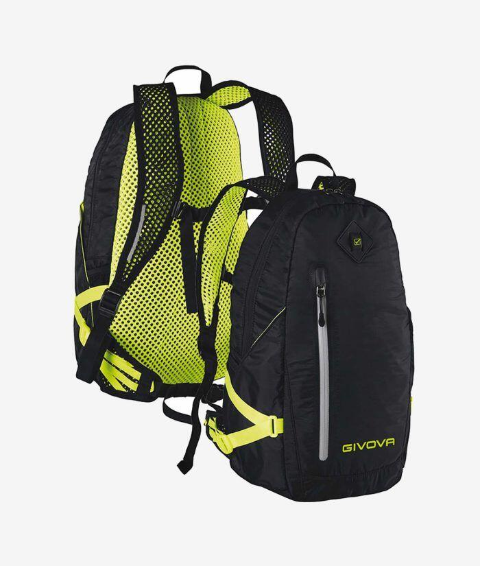 Plecak sportowy Givova Arius Black-Amarillo Fluo 2/2