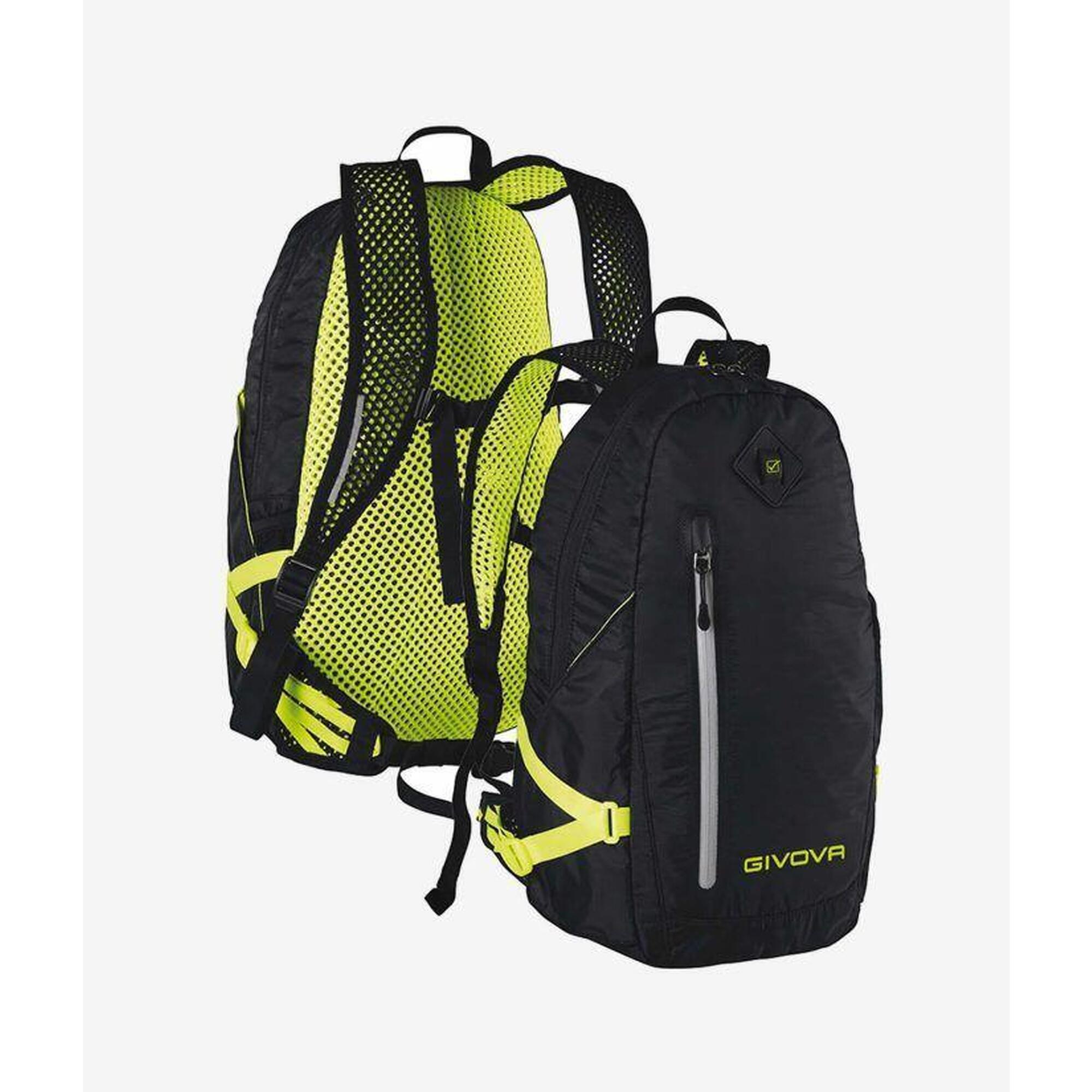 Rucsac Sport Givova Arius Black-amarillo Fluo Black
