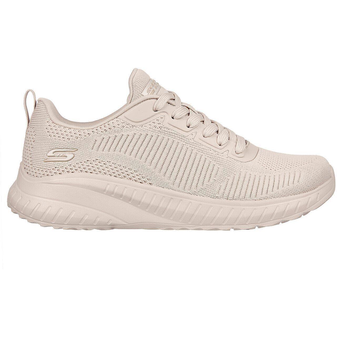 Baskets Skechers Bobs Squad Chaos-face Off, Beige, Femmes 3/7