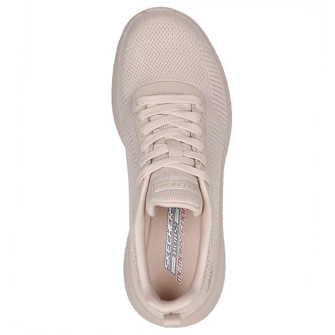 Baskets Skechers Bobs Squad Chaos-face Off, Beige, Femmes 2/7