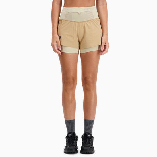 Short 2 en 1 Femme Trail-Running PERFORMANCE MAX