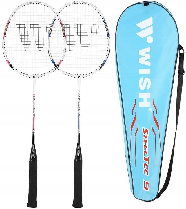 WISH Sada badmintonových raket Steeltech 9K