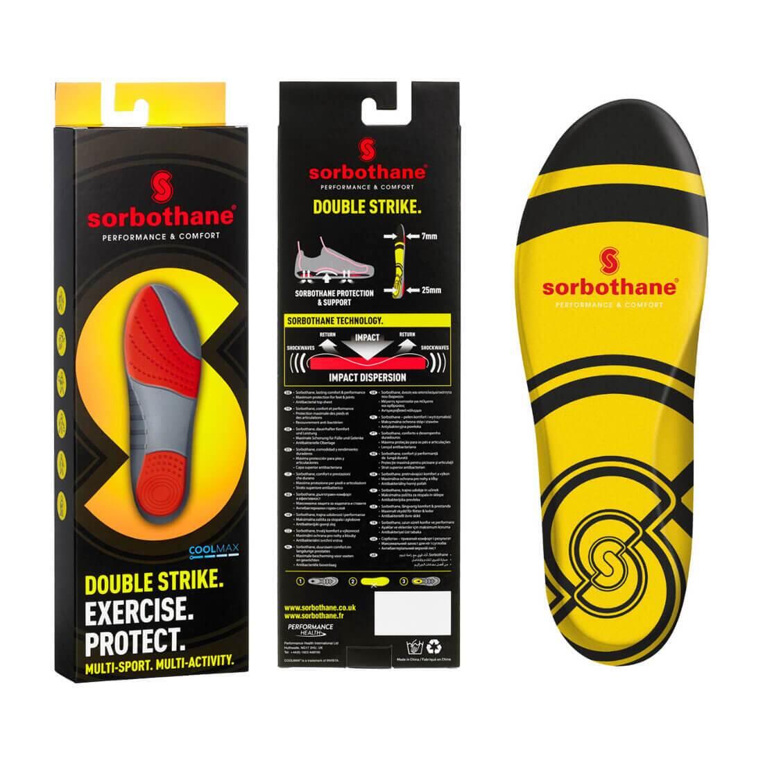 SORBOTHANE Sorbothane Double Strike Protection Insoles